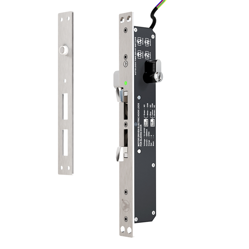 馬達驅(qū)動平移門專用雙舌電鉤鎖